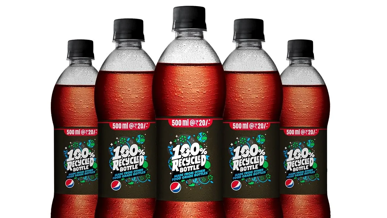 PepsiCo India introduces Pepsi Black bottles made from 100% recycled plastic