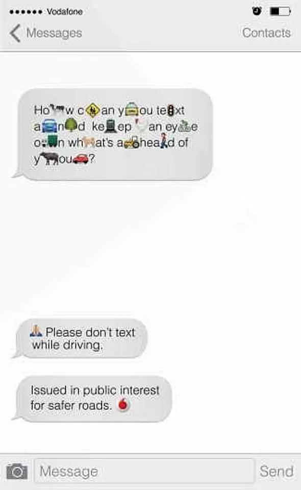 Dont text while driving