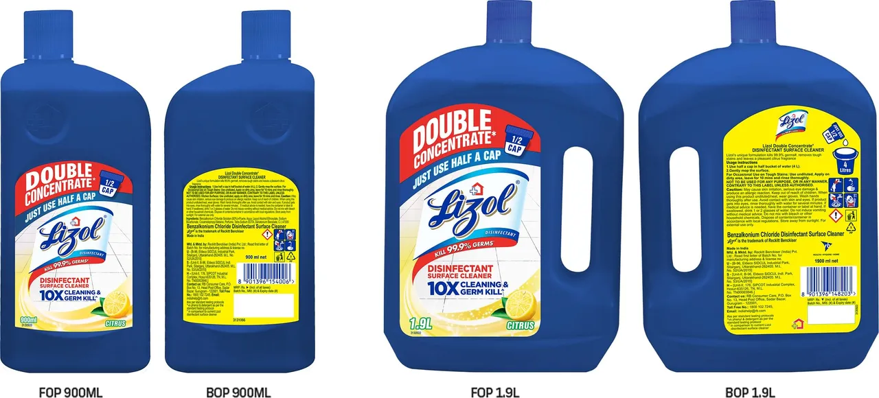 Lizol launches disinfectant 'concentrate'; claims 99.9% germ kill efficacy, diluted