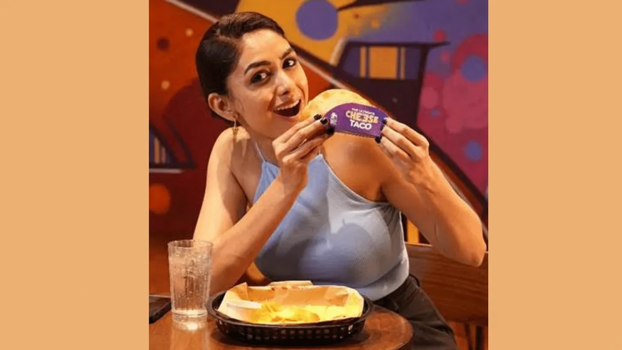Taco Bell teams up with Mrunal Thakur for cheesy digital campaign