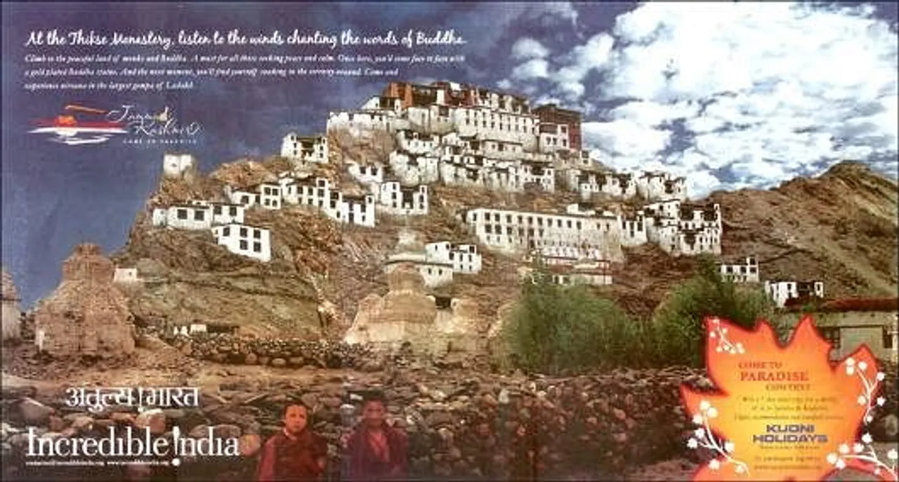 At the Thikse Monastery, listen to the winds chanting the words of Buddha.