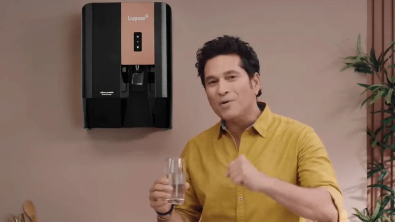 Livpure uses elephant as a metaphor in its latest TVC featuring Sachin Tendulkar 