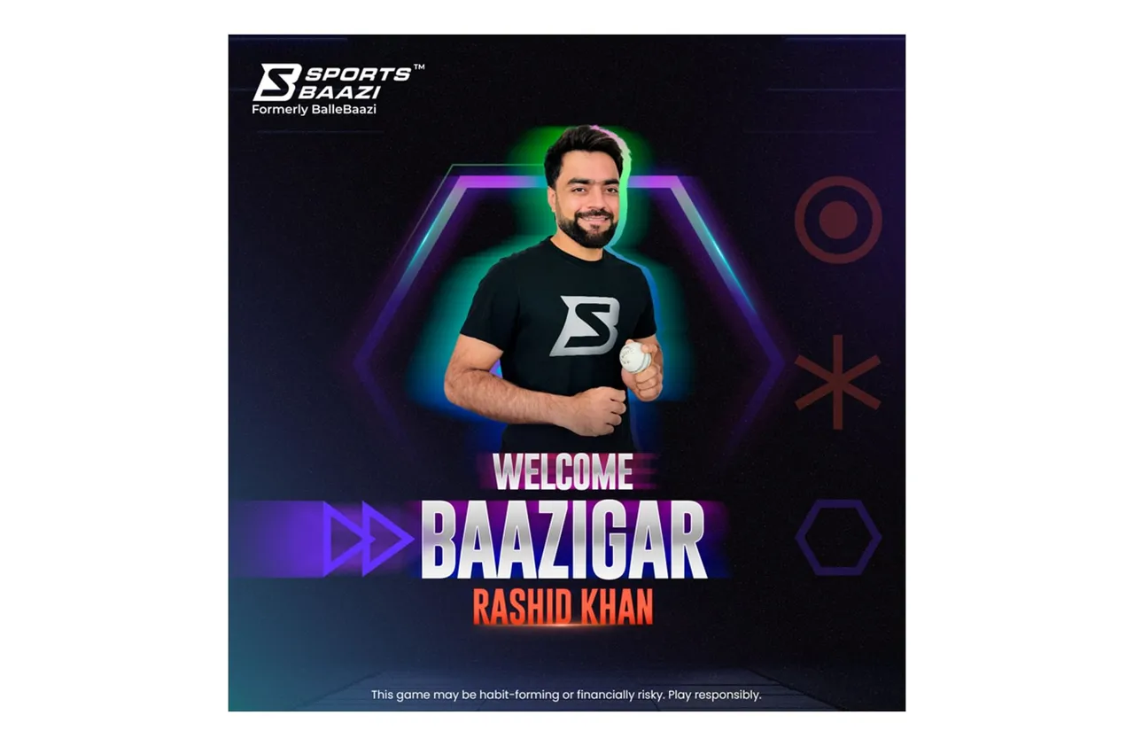 SportsBaazi appoints Rashid Khan as brand ambassador