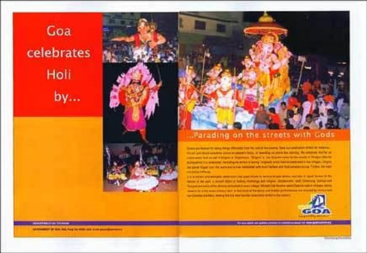 Goa celebrates Holi by...