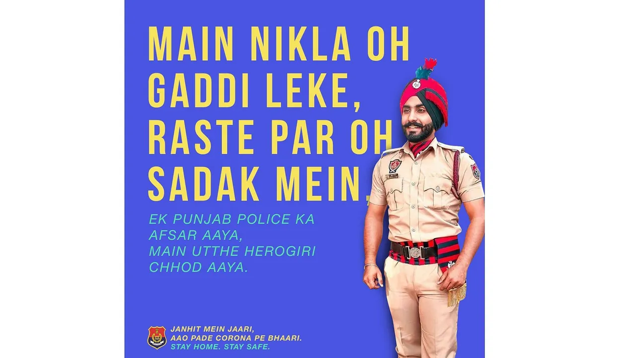 Punjab Police asks citizens to ‘Stay Home. Stay Safe’ Bollywood-ishtyle!