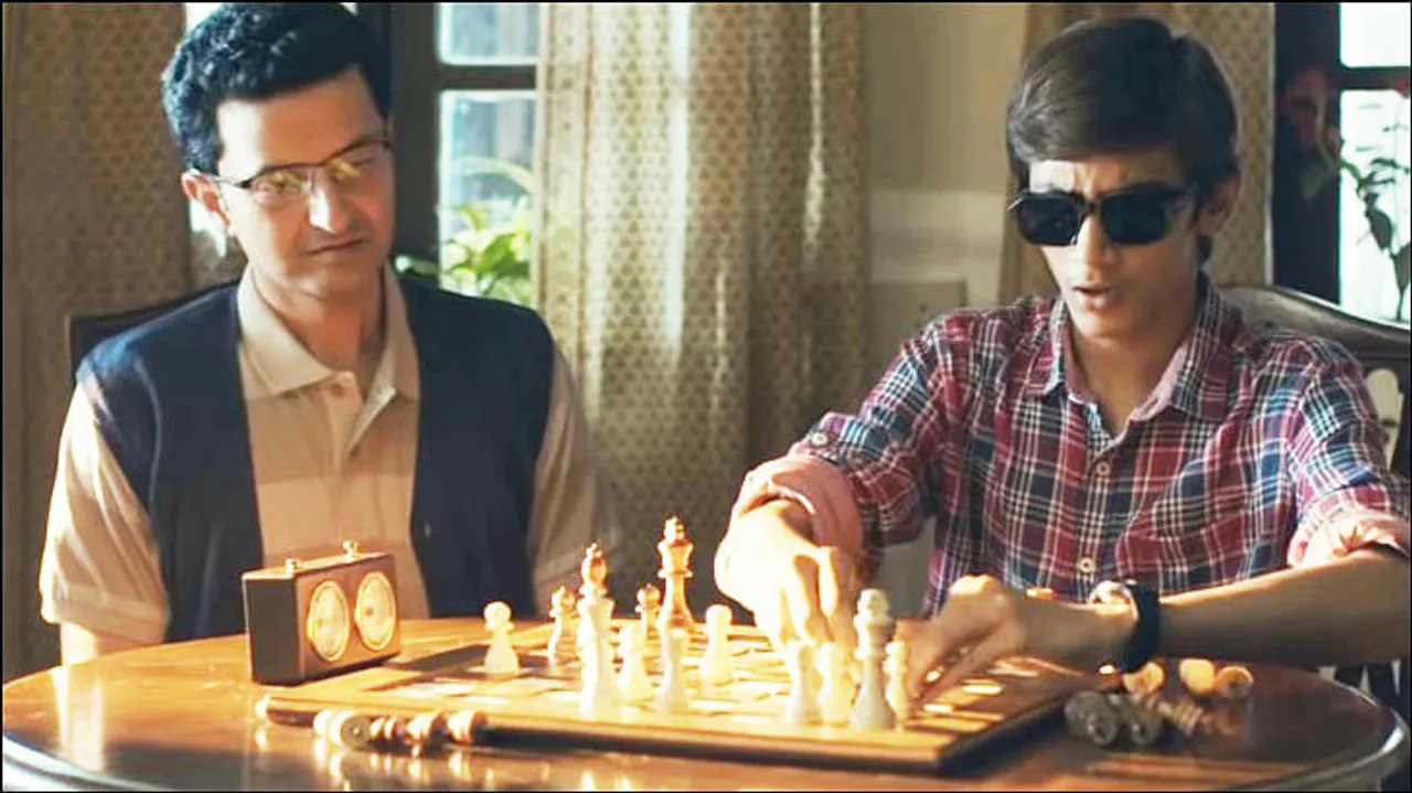 This ad is based on the story of a visually-impaired chess champion