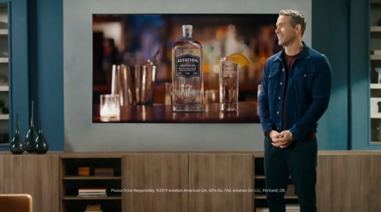 Is this an ad for Netflix, Samsung, or Ryan Reynolds' gin brand?