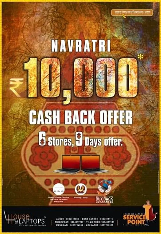Navratri 10,000 Cash Back Offer