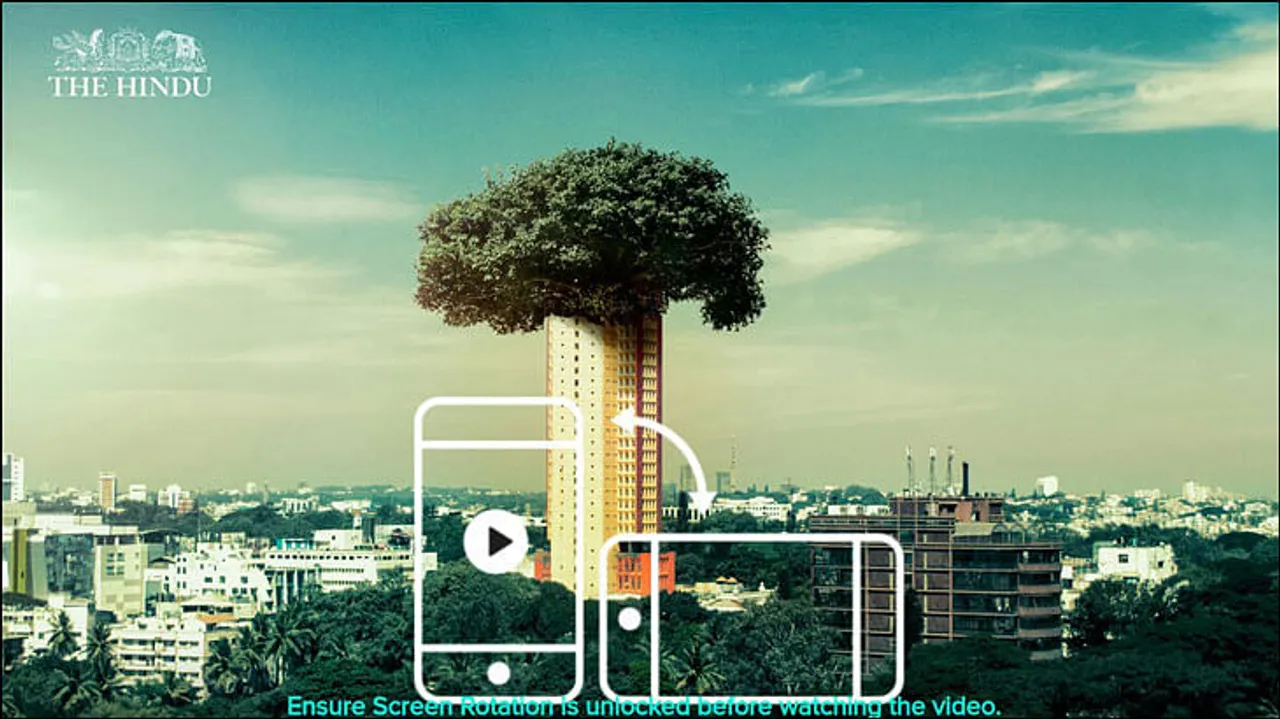 The Hindu shows 2 sides of Bengaluru, with a little help from auto-rotate