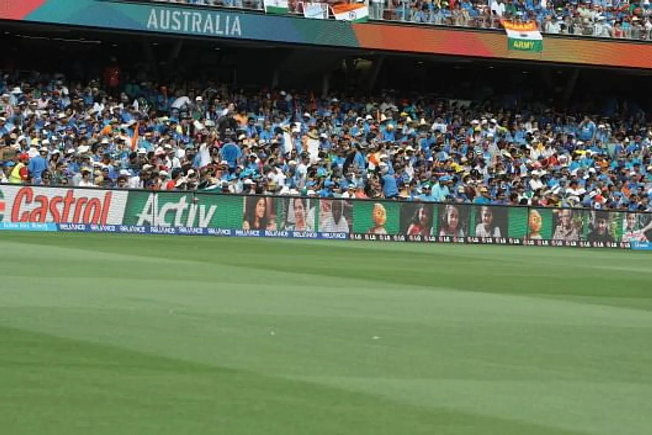 Fans virtually supporting Indian team