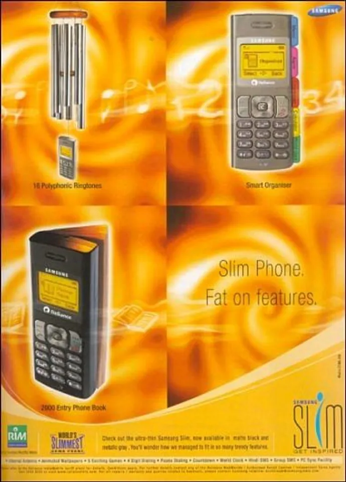 16 polyphonic ringtonesSmart organiser2000 entry phone bookSlim phone. Fat on features.