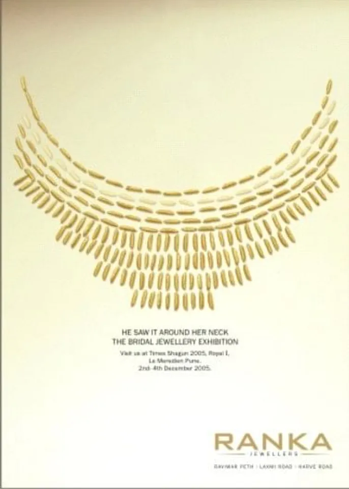Bridal jewelery ad