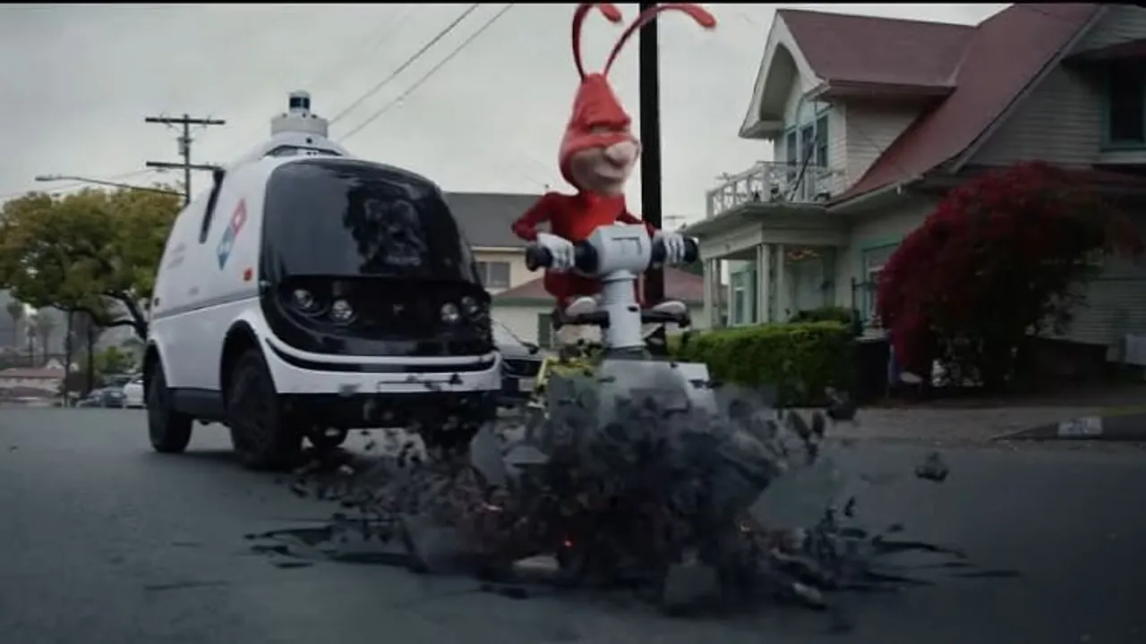 Domino’s tests driverless delivery but its 80s villain ‘The Noid’ returns to play spoilsport