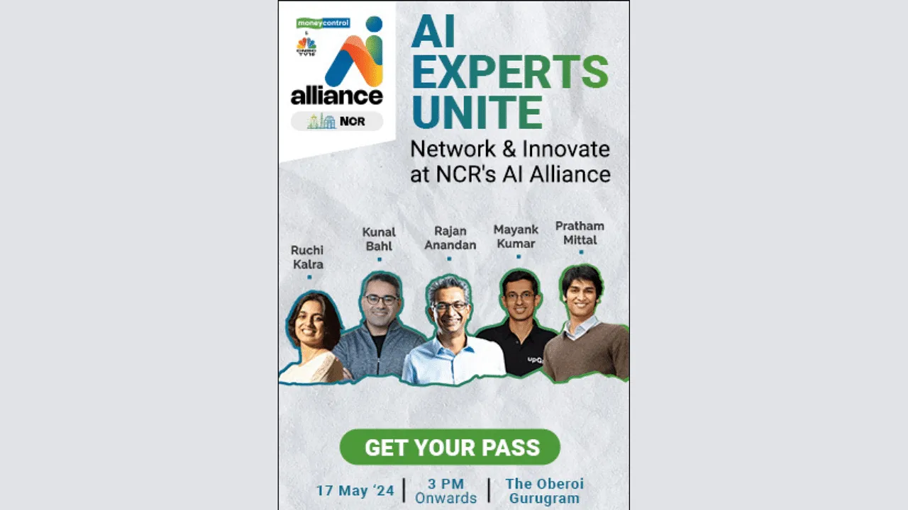 Moneycontrol and CNBC-TV18’s AI alliance comes to the National Capital Region on May 17