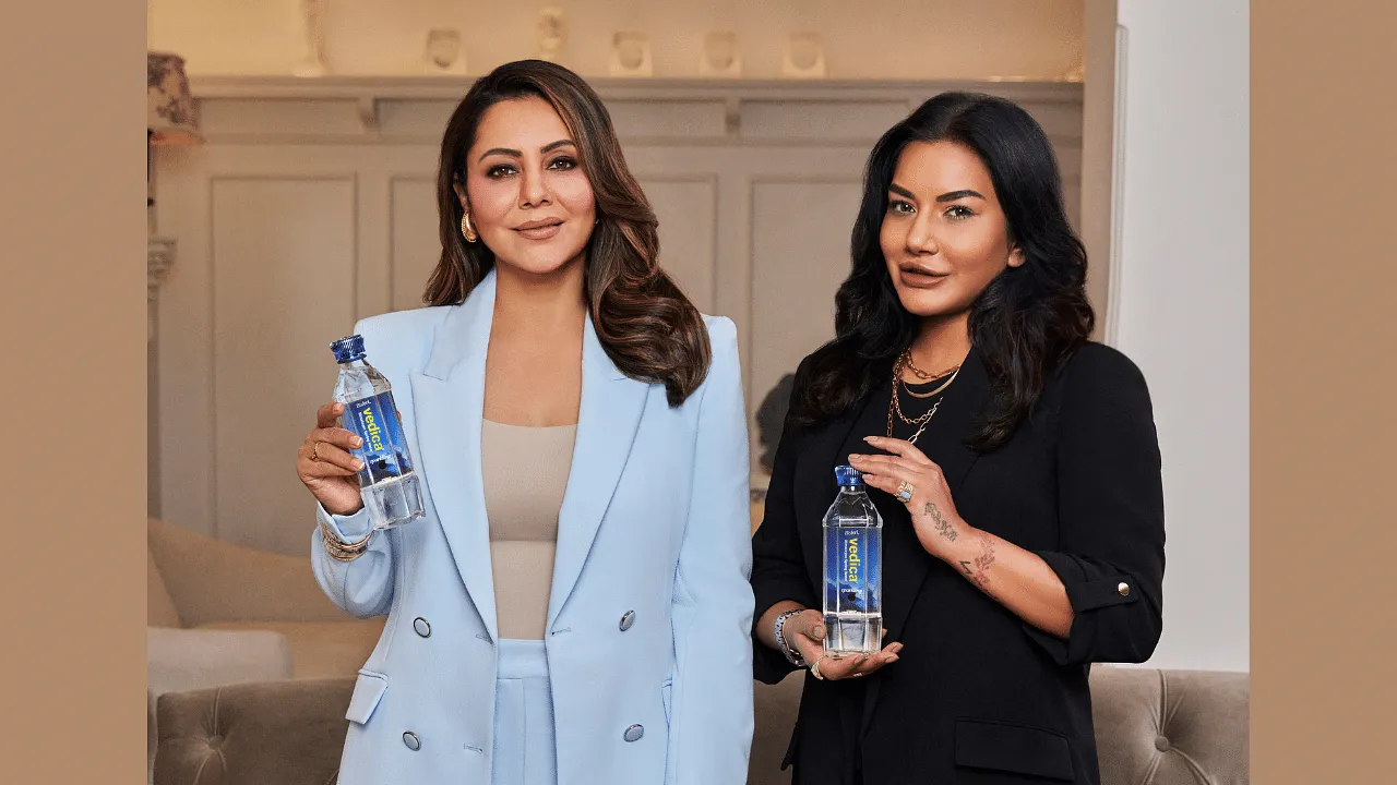 Gauri Khan teams up with Bisleri to unveil a limited-edition label for Vedica’s Himalayan Sparkling water