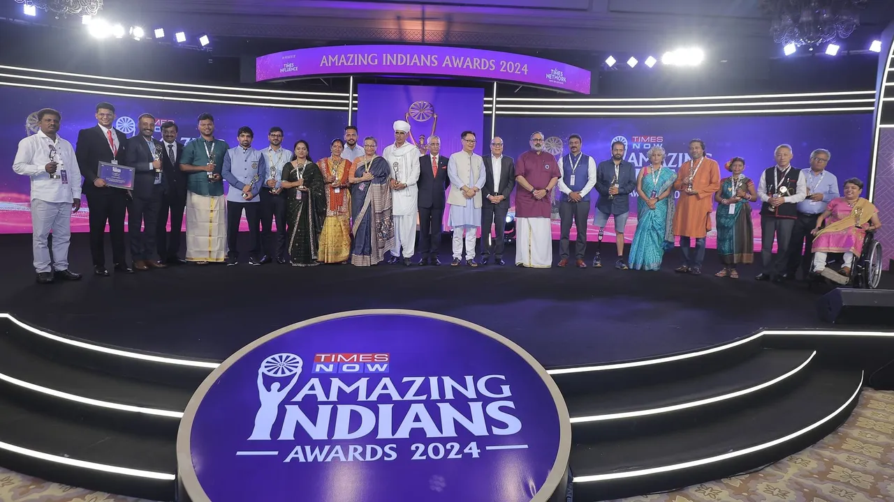 Times Now honours inspiring Indians and Olympic medallists at the Amazing Indians Awards 2024 