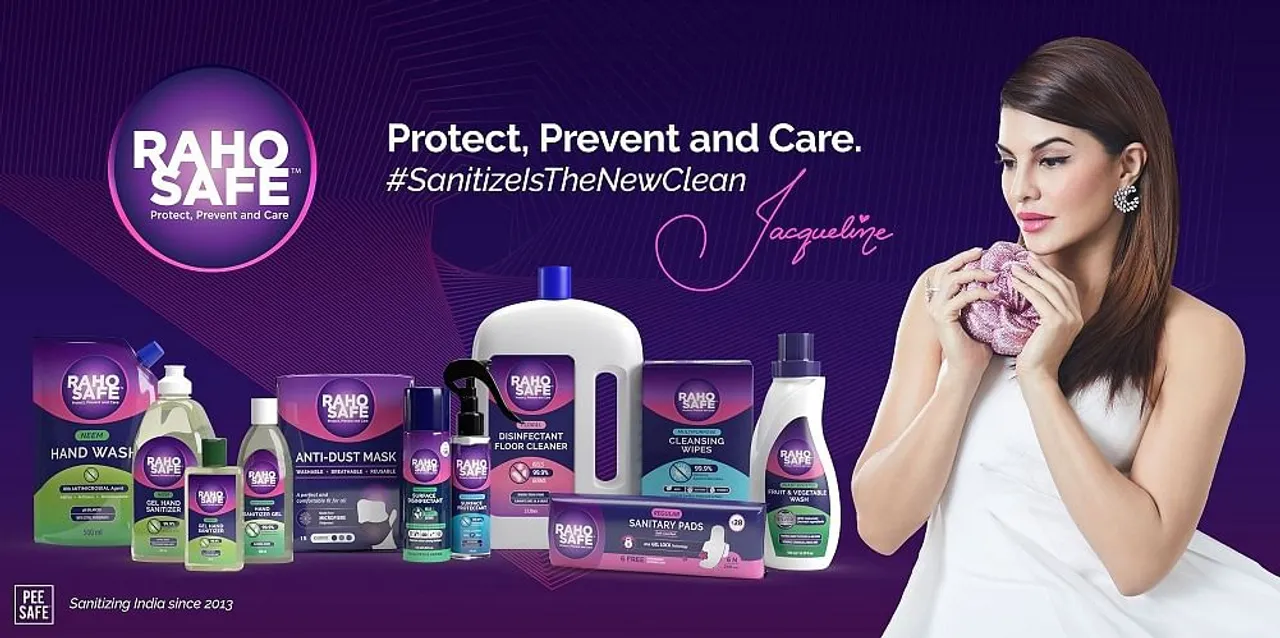Pee Safe appoints actor and influencer Jacqueline Fernandez as the brand ambassador for Raho Safe products