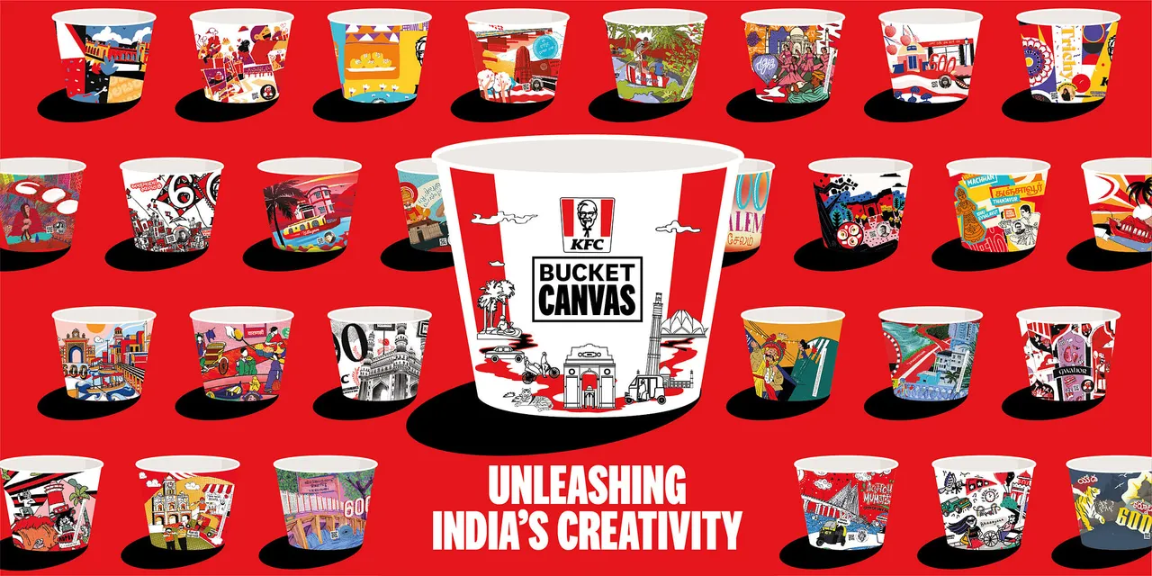 KFC India paints 150 towns red on its Bucket Canvas