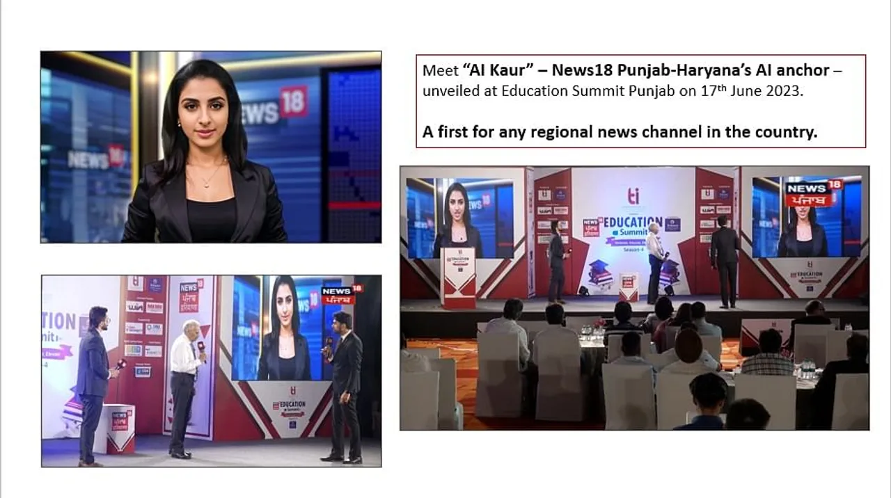 News18 Punjab/Haryana to introduce an AI Anchor