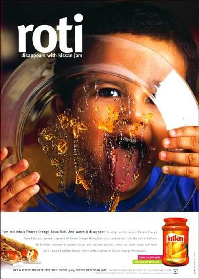 Roti disappears with Kissan Jam