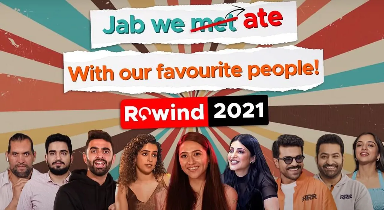 Zomato uploads 2021 rewind video a la YouTube's Rewind