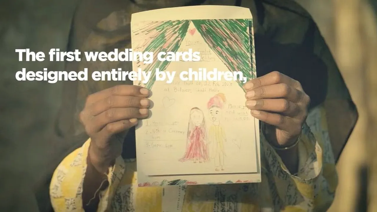 Wedding cards drawn by children; Impact BBDO’s entry for UN Women wins a Health Grand Prix for Good