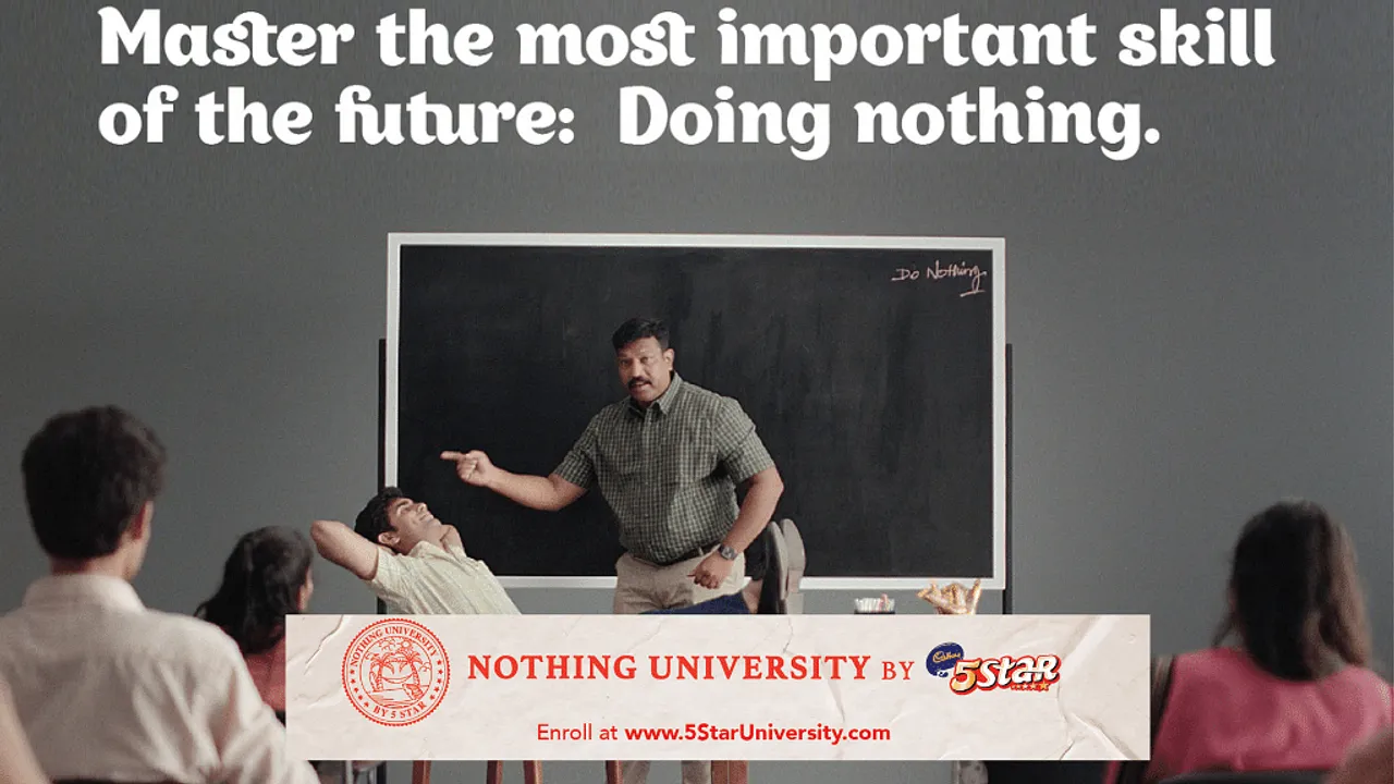 Cadbury 5 Star introduces Nothing University to learn the art of ‘Doing Nothing’