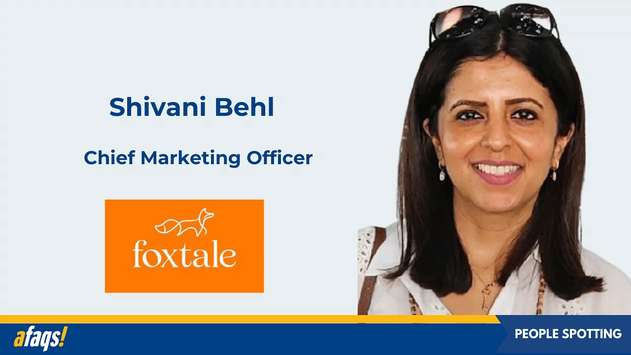 Shivani Behl from Plum joins Foxtale as CMO