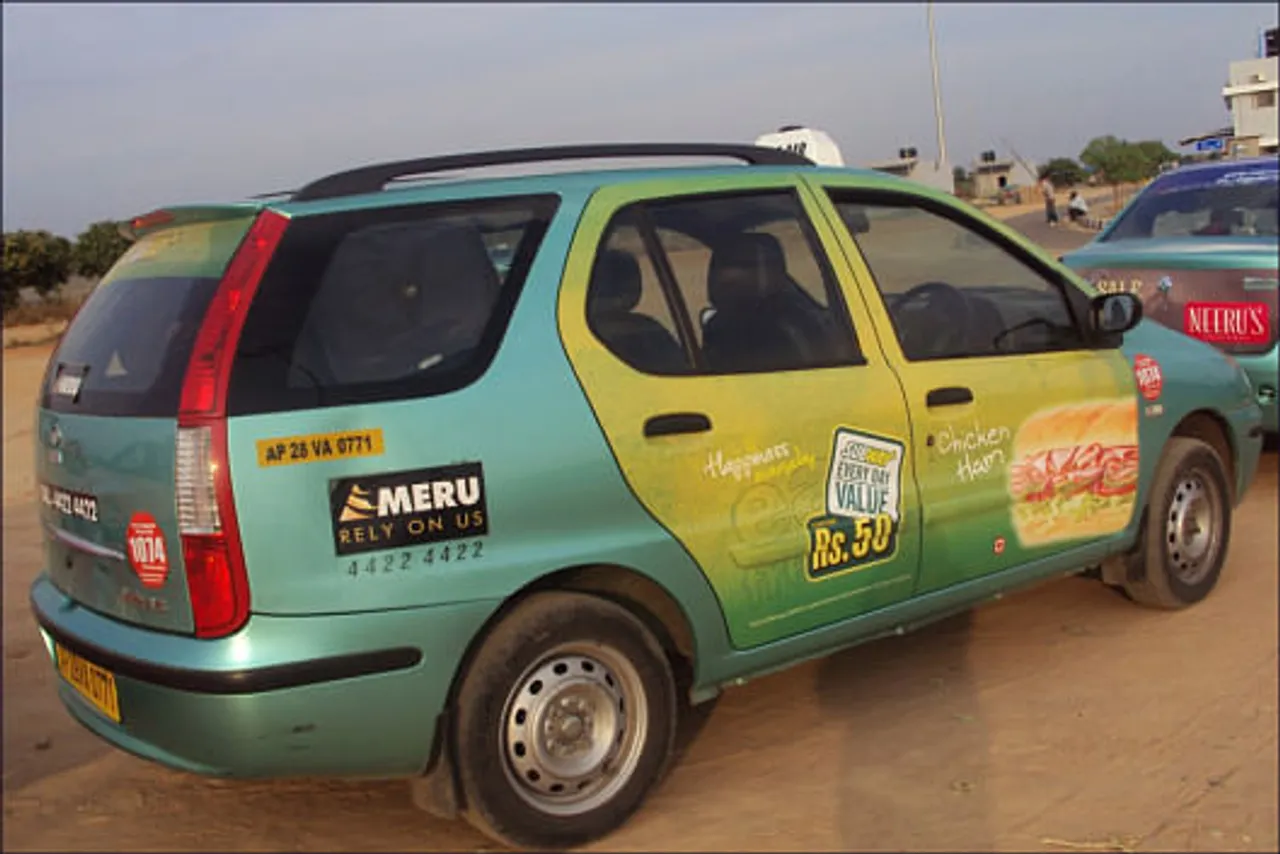 Meru cab branding