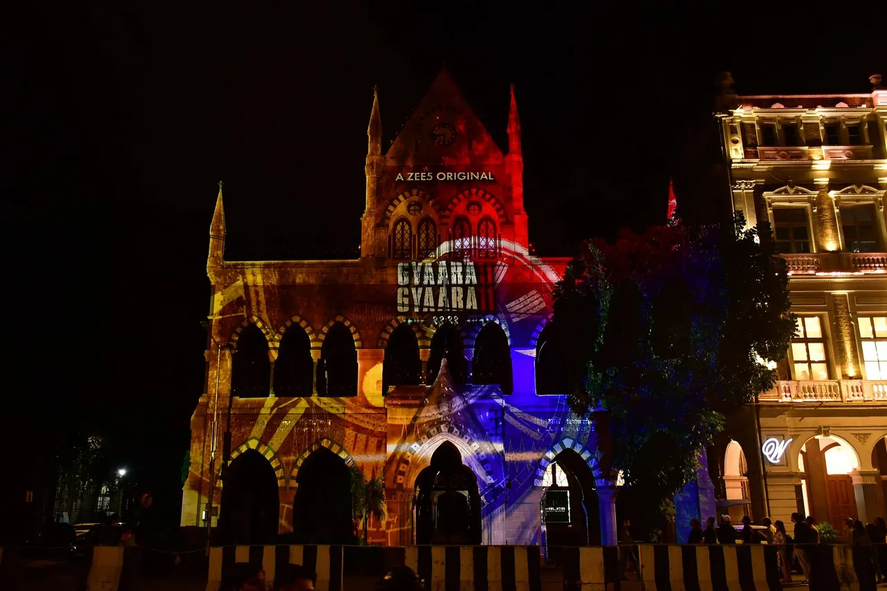 ZEE5 unveils a 3D projection at Mumbai’s David Sassoon Library’s Clock Tower for 'Gyaarah Gyaarah' 
