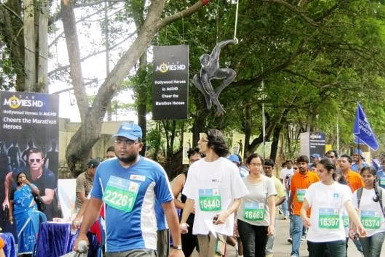 Spidey at B'lore Marathon