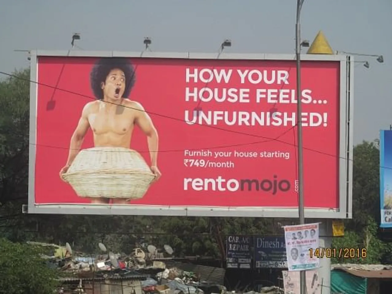 How your house feels unfurnished...