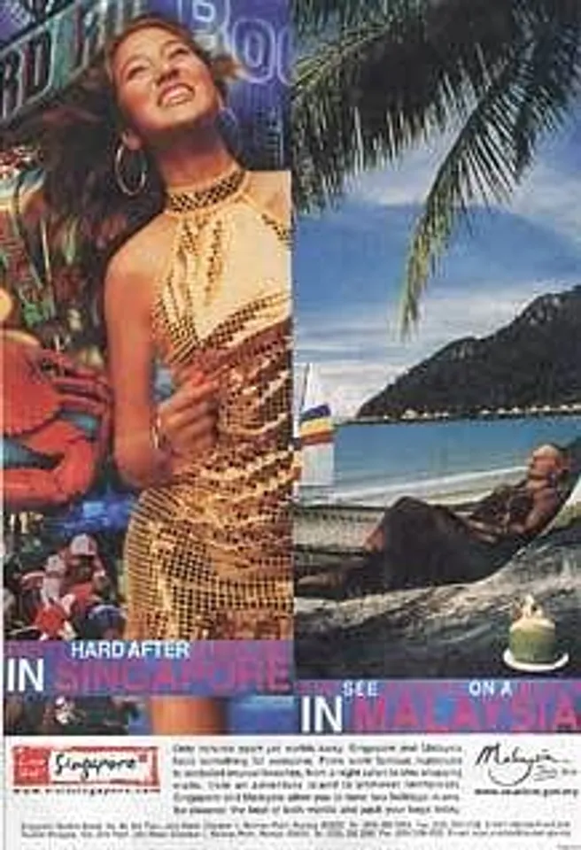 Party hard after sundown in Singapore and see sunrise on a beach in Malaysia.