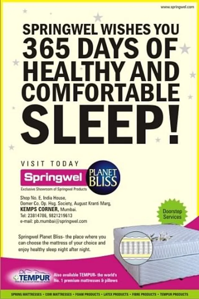 365 days of Healthy & comfortable sleep