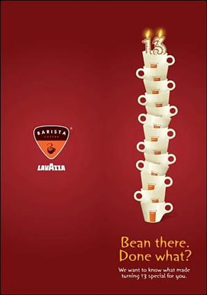 Barista Lavazza turns teenager