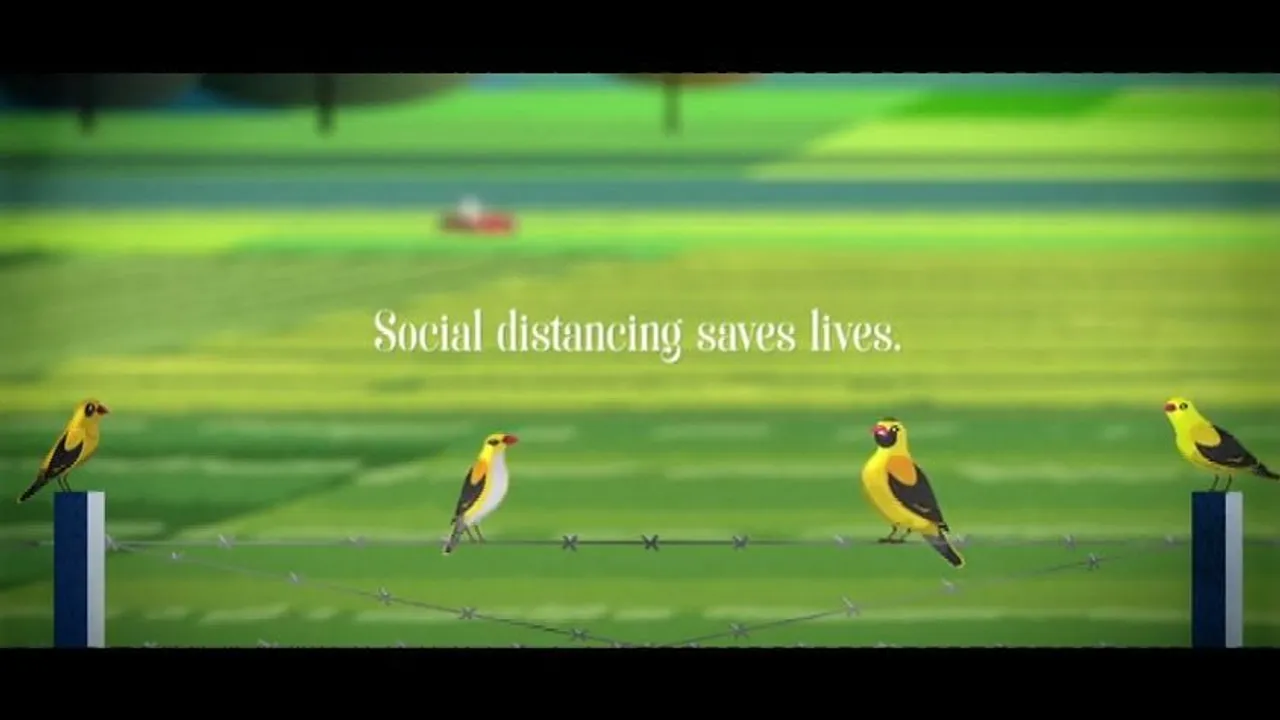 A 2D animation film to drive the importance of social distancing in lockdown 4.0