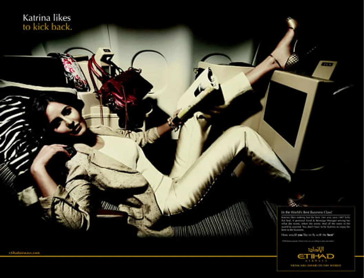 Katrina likes to kick back