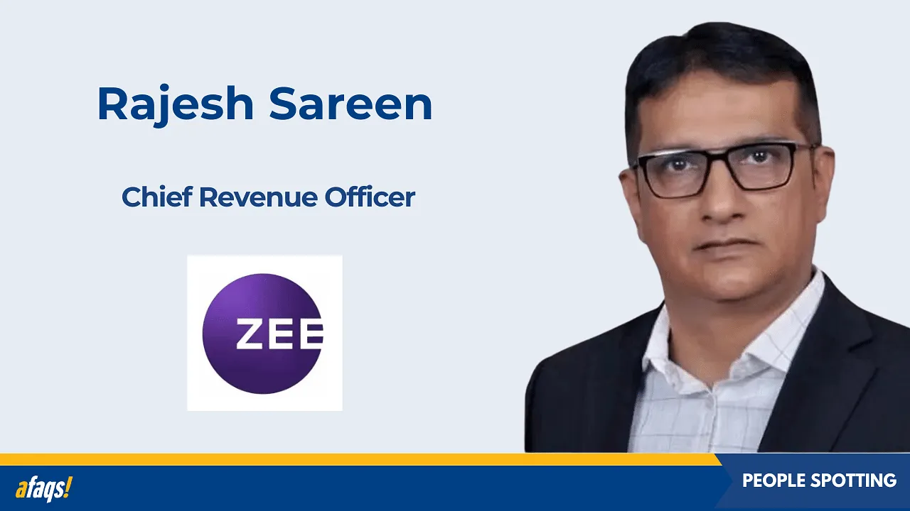 Zee Media Corporation appoints Rajesh Sareen as chief revenue officer