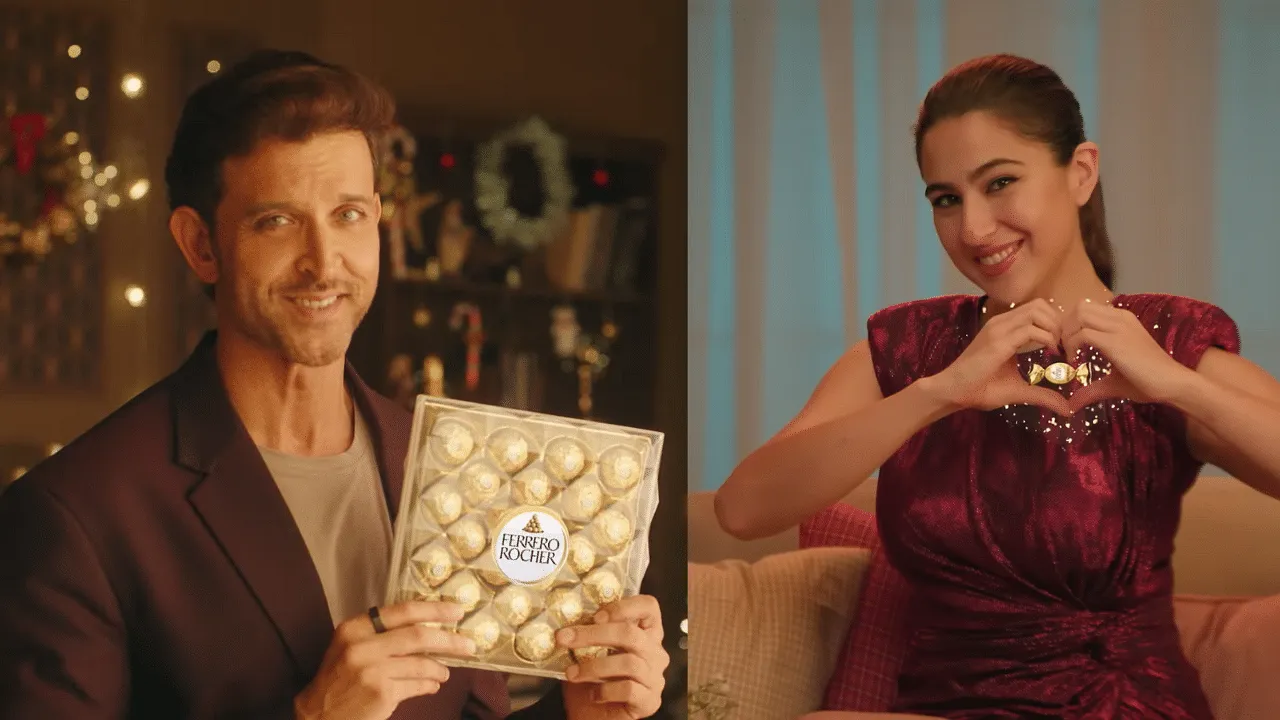 Hrithik and Sara spread Christmas cheer in Ferrero India’s new campaign