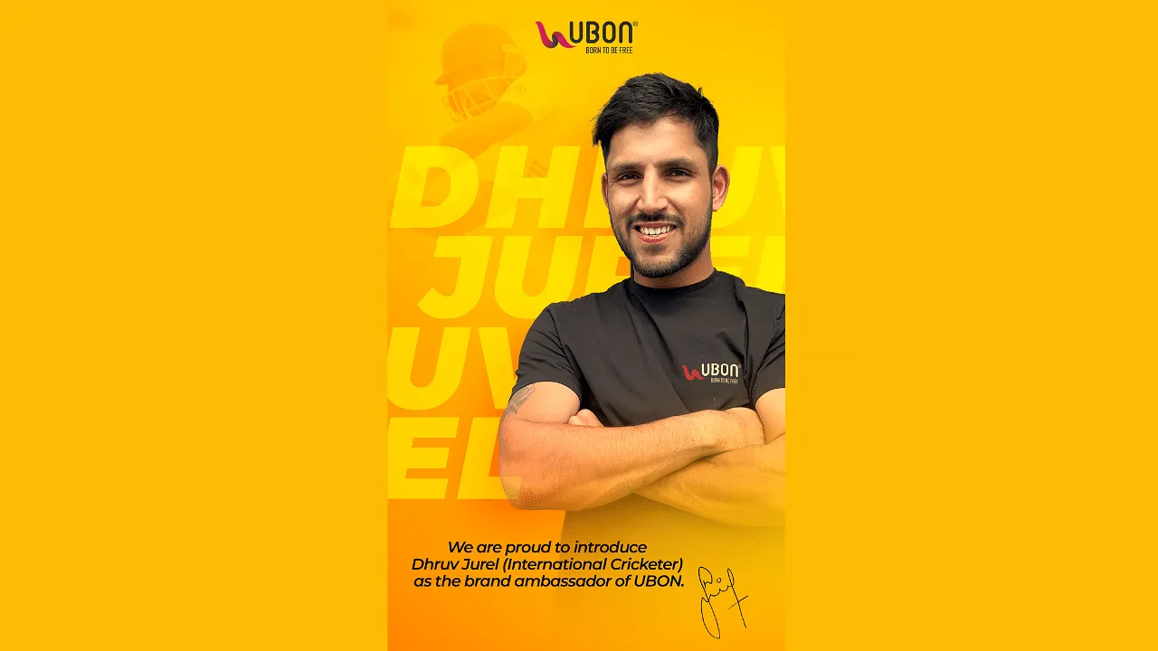 UBON signs Indian cricketer Dhruv Jurel as its brand ambassador