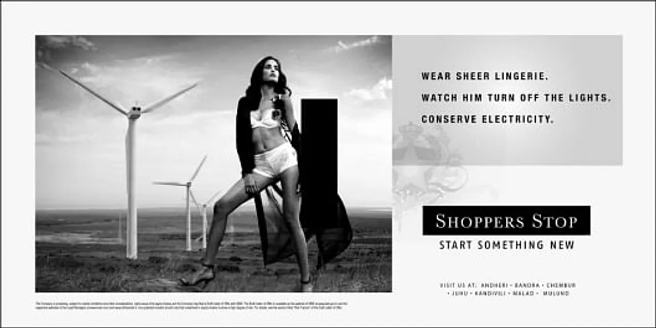 Wear sheer lingerie. Watch him turn off the lights. Conserve electricity.