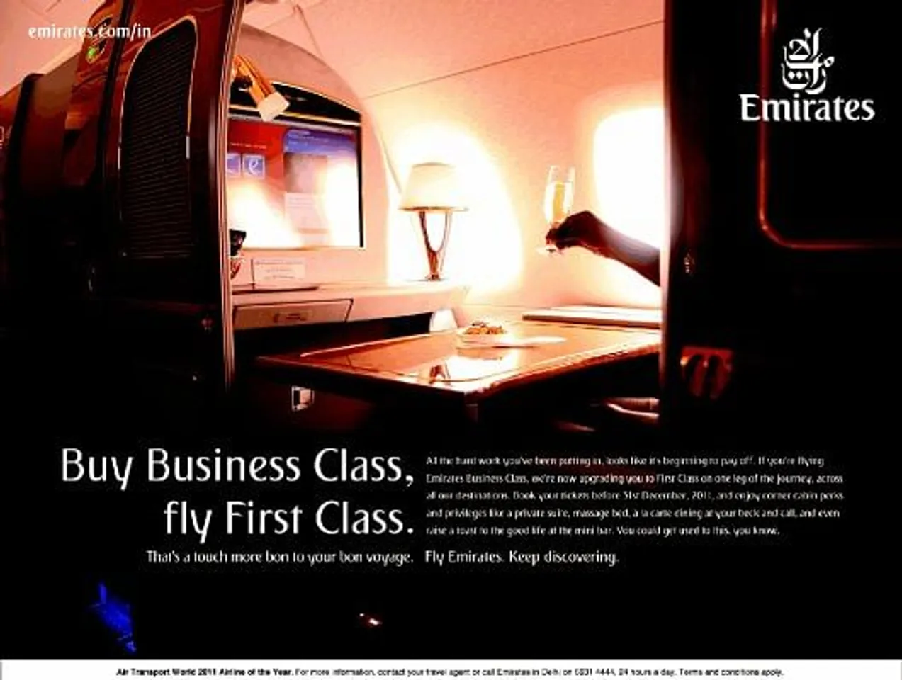 Fly first class