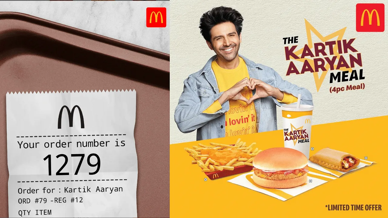 Kartik Aaryan joins the list of celebs with a McDonald’s meal to their name
