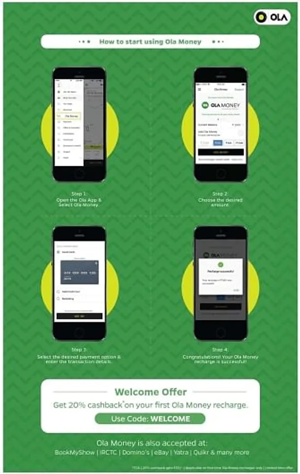 How to use Ola money