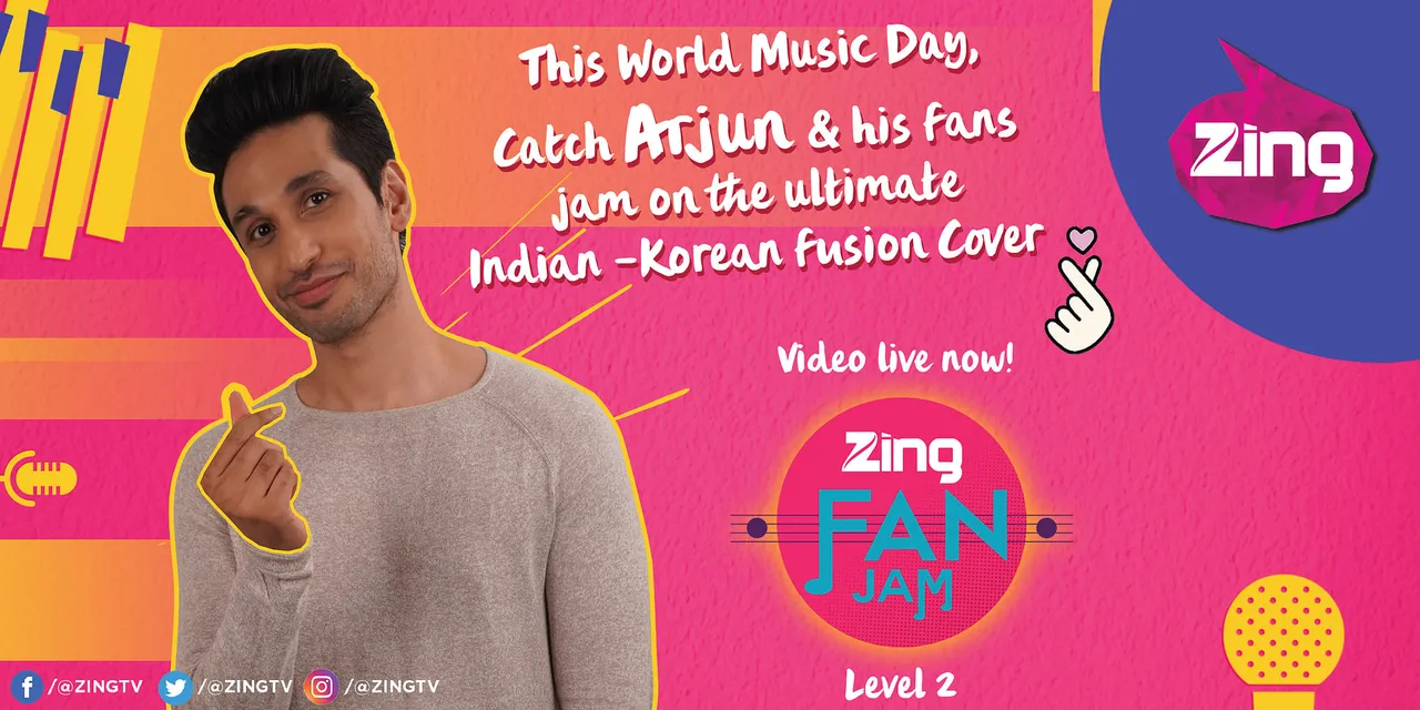 Zing ropes in Arjun Kanungo for a special Indian-Korean music cover video for World Music Day 