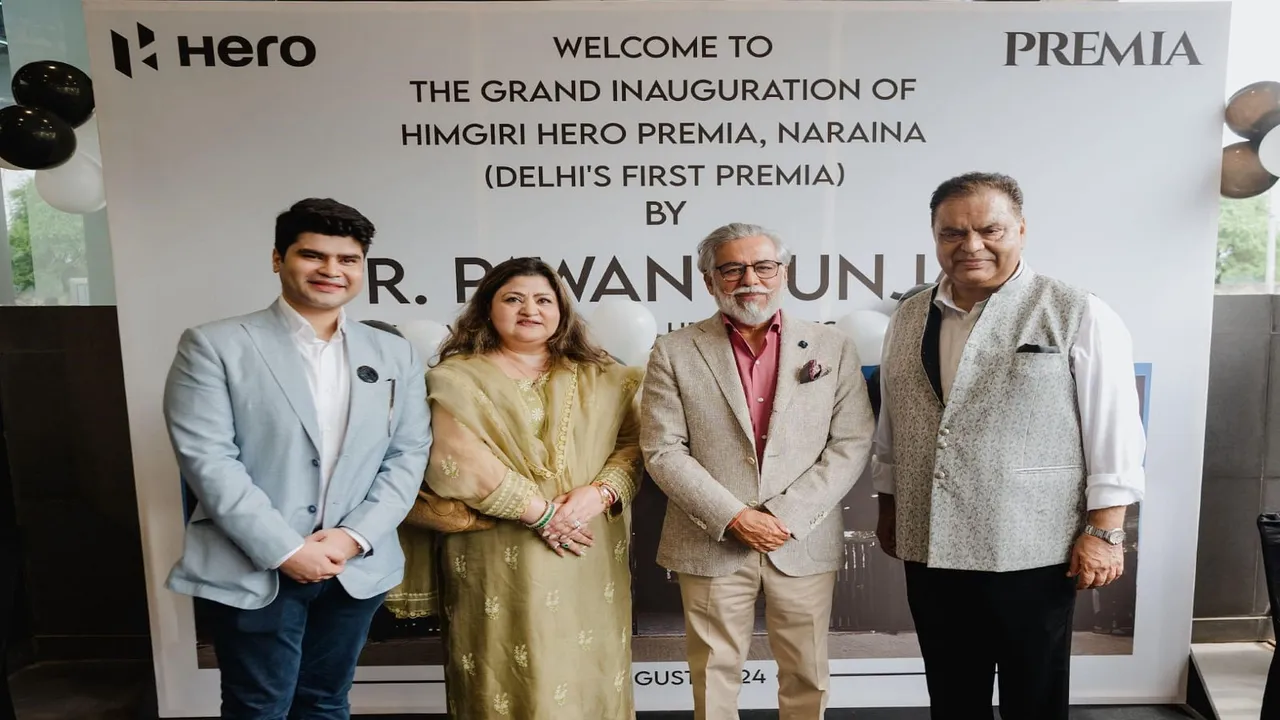 A new era of premium motorcycling begins as Hero MotoCorp presents its first 'Hero Premia' store in New Delhi.