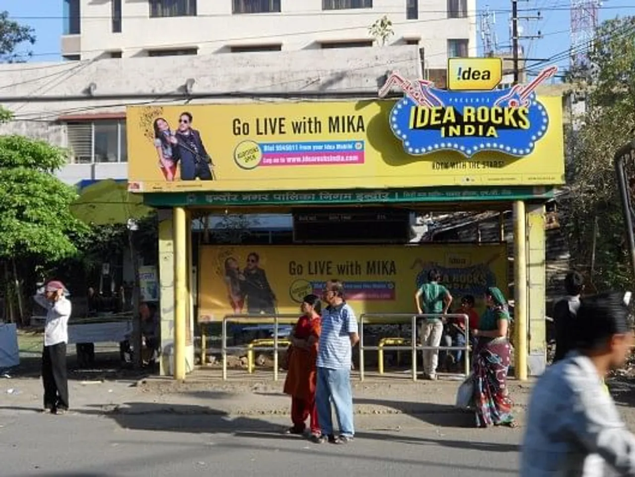 Bus Shelter Branding