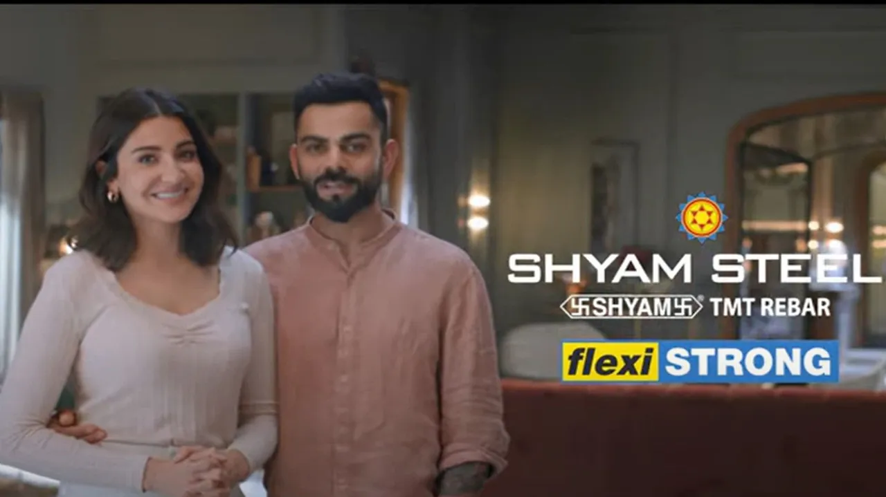 Shyam Steel launches its new TVC campaign featuring Virat Kohli & Anushka Sharma