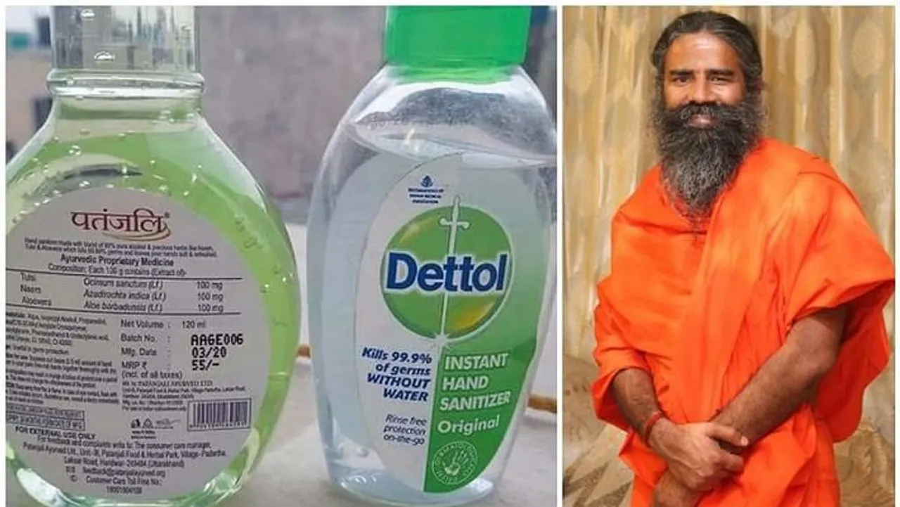 Baba Ramdev takes dig at Dettol on Twitter; Dettol responds...