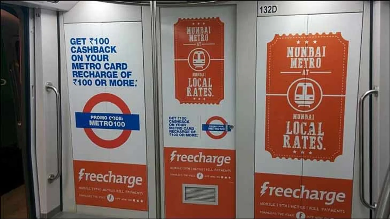 FreeCharge rides on Mumbai Metro